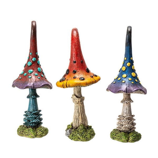 Magic Mushrooms Sculptures Set of Three - Image 2