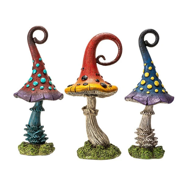 Magic Mushrooms Sculptures Set of Three - Image 4