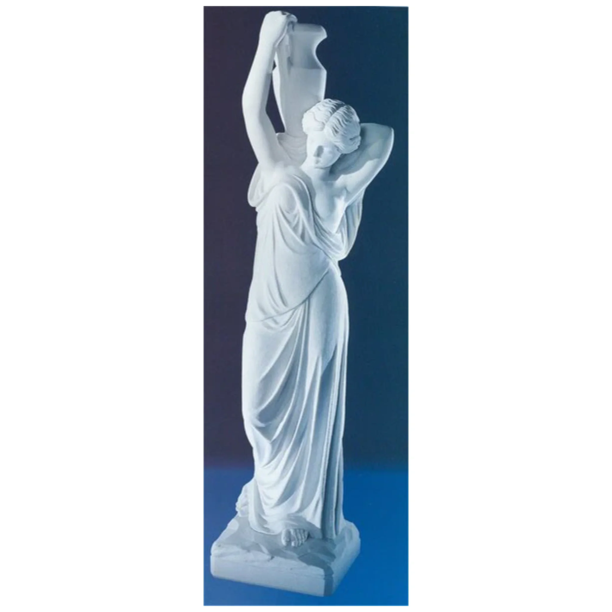 Maiden With Jug Sculpture 37" High