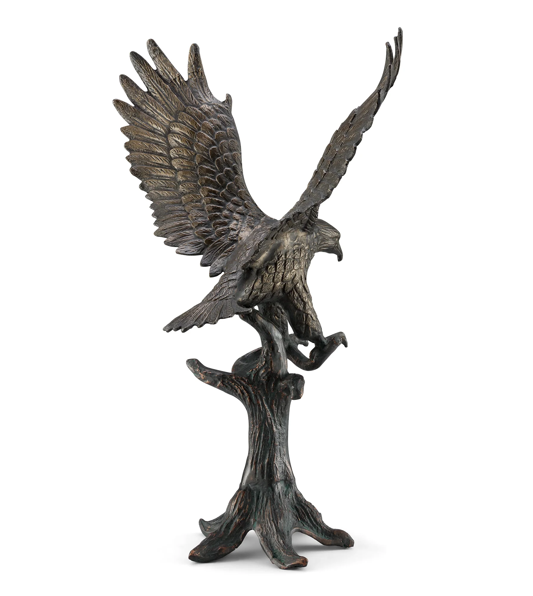 Majestic Landing Eagle Garden Sculpture – Aluminum 23.5" H - Image 4