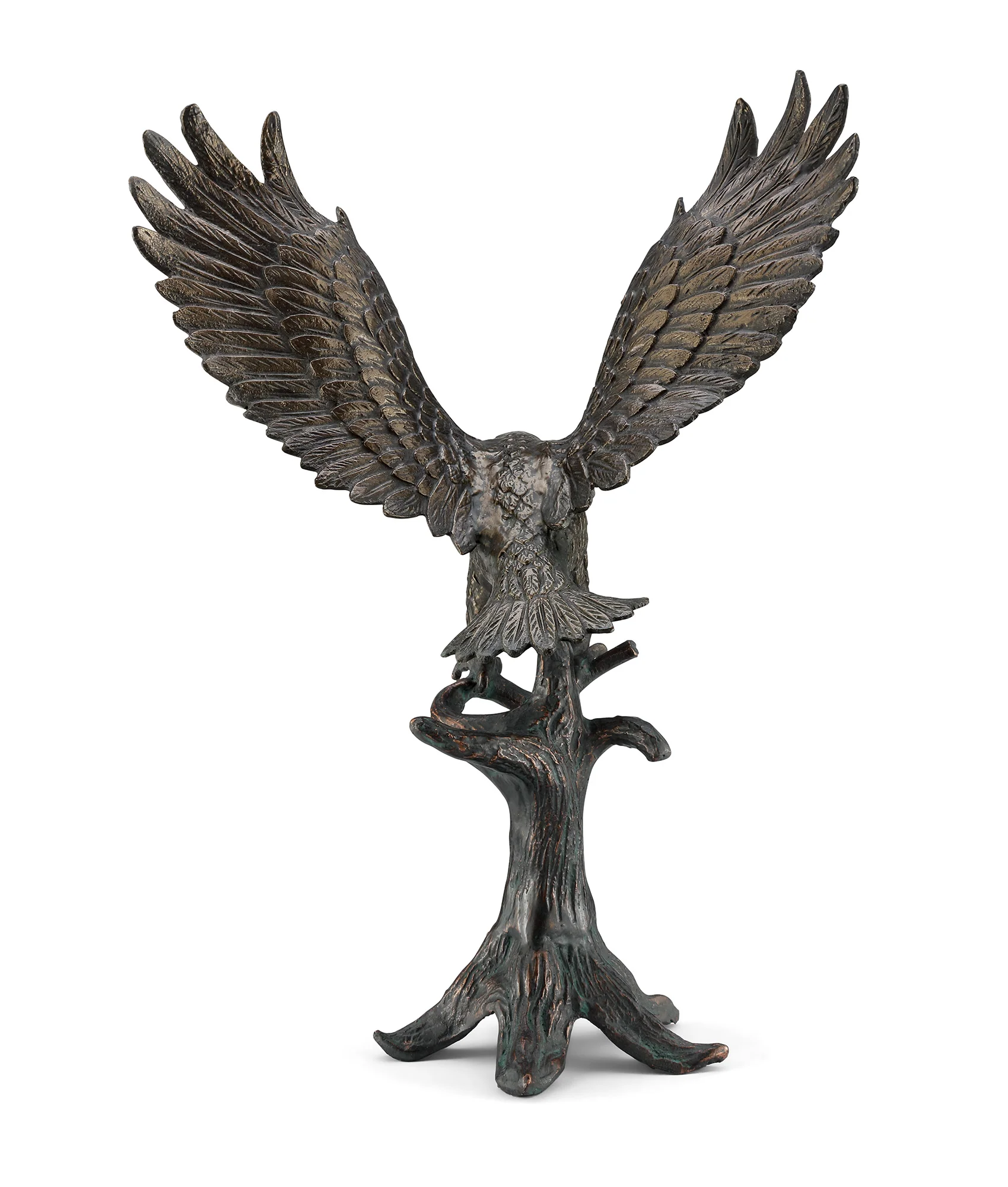 Majestic Landing Eagle Garden Sculpture – Aluminum 23.5" H - Image 5