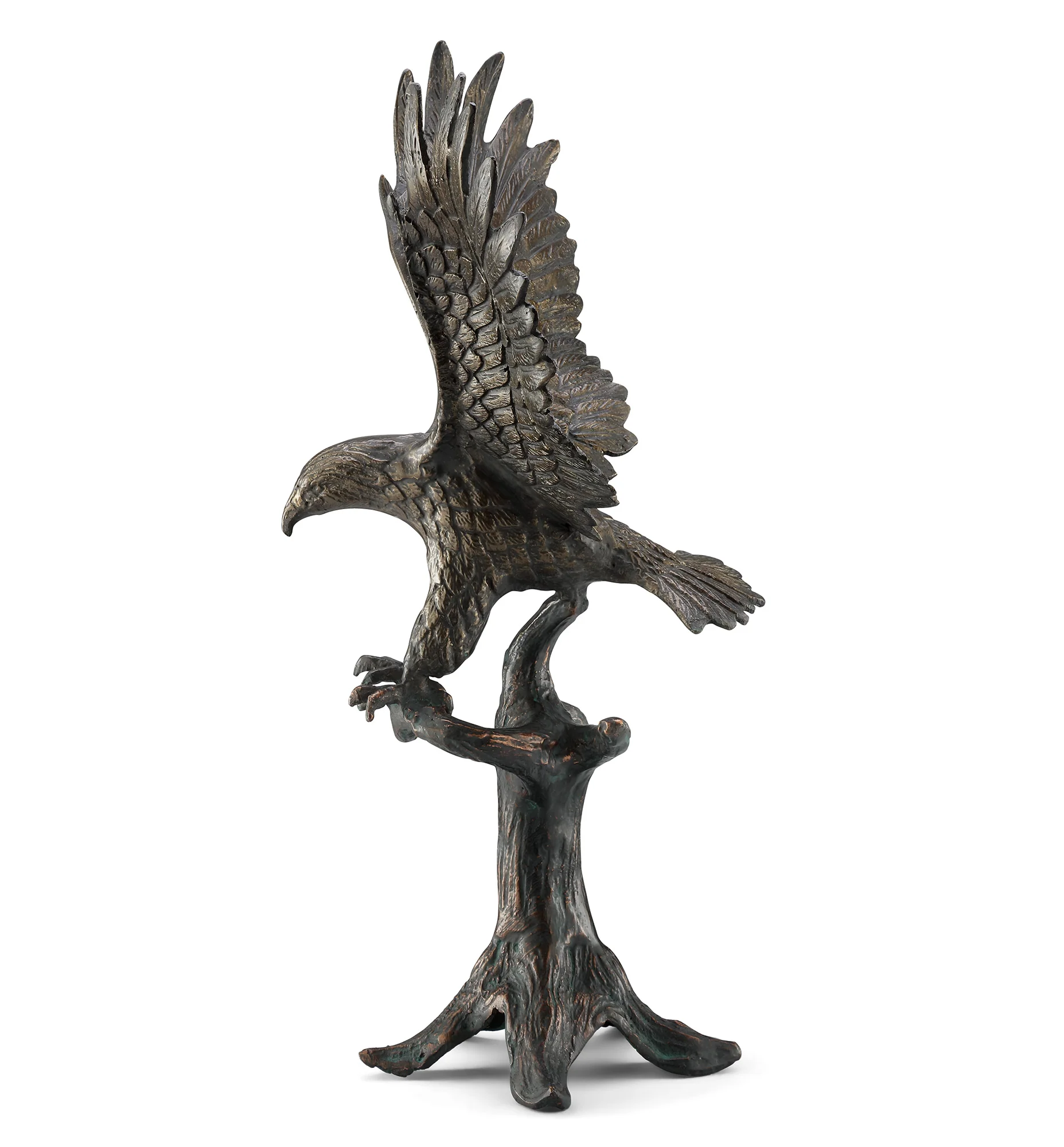 Majestic Landing Eagle Garden Sculpture – Aluminum 23.5" H - Image 6