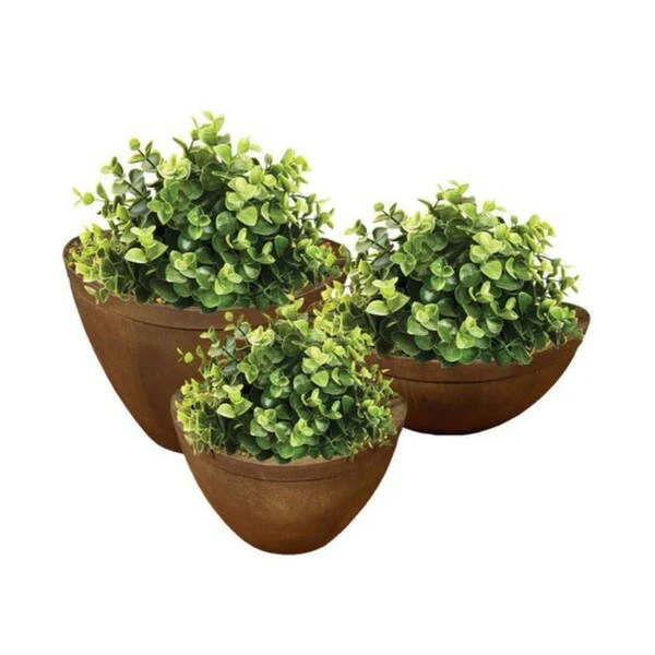 Majestic Stone Outdoor Planter Large 31.5" Tall - Image 3
