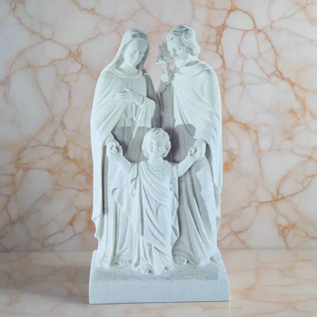 Marble Sacred Family 20" Tall