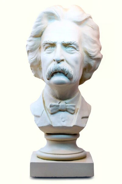 Mark Twain Bust Statue