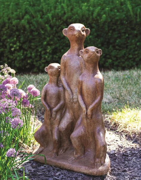 Meerkat Clan Garden Statue Family - Image 2