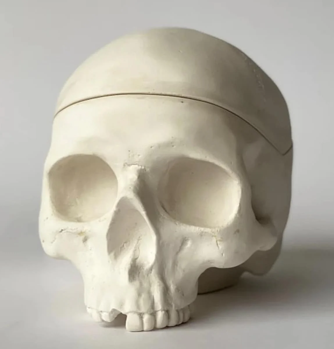Memento Mori Skull Box Sculpture