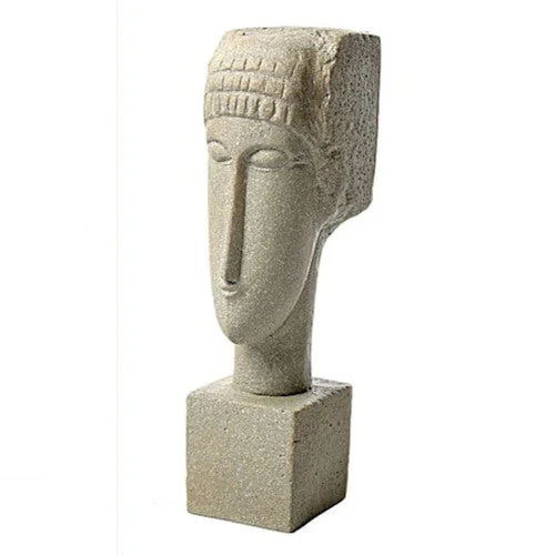 Modigliani Cubic Head Statue