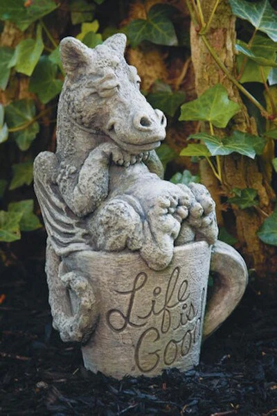 Mohana Dragon Statue Life is Good - Image 2