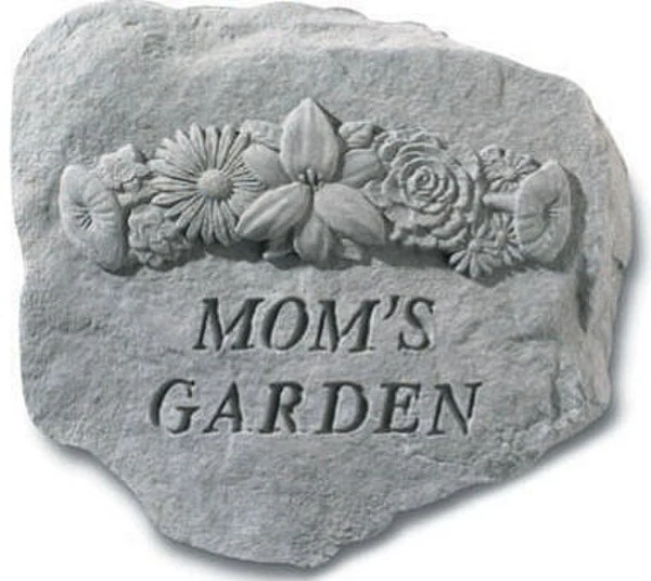 Mom's Garden With Flowers