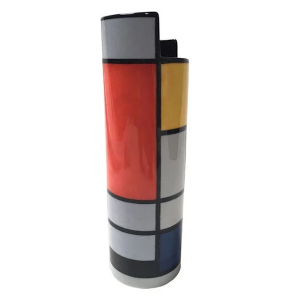 Mondrian Ceramic Flower Vase