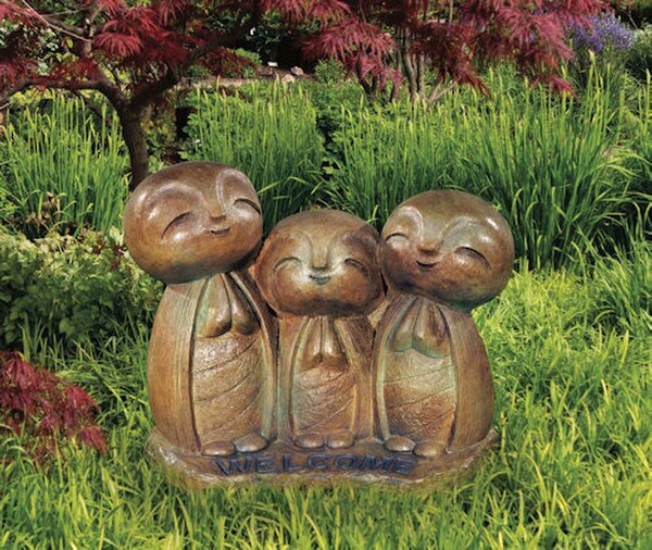 Monks Welcome Garden Sculpture - Image 2
