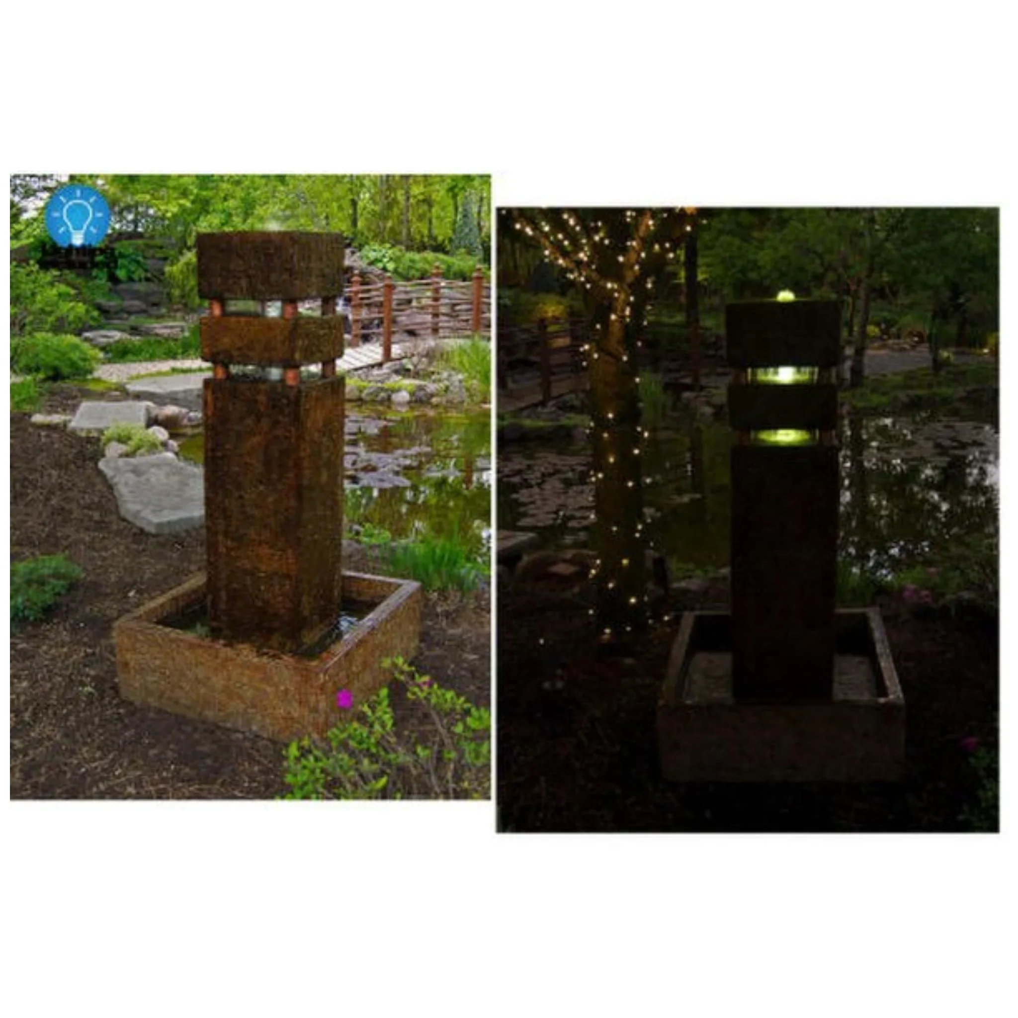 Monolith Garden Fountain Light Included - Image 2