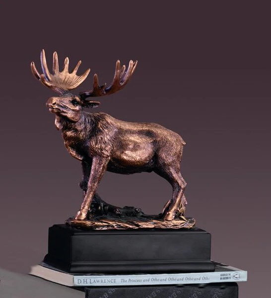 Moose Sculpture 8" High Statue