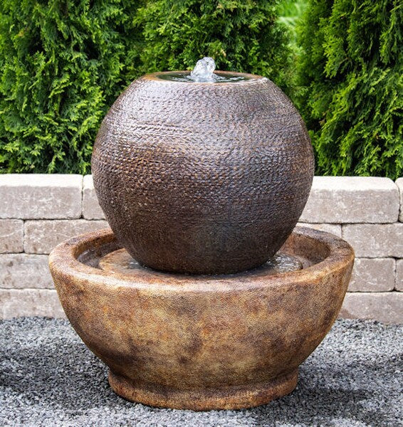 Moroccan Urn Garden Fountain Cast Stone