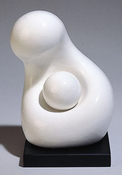 Mother & Child Sculpture of Walter A. Hannula