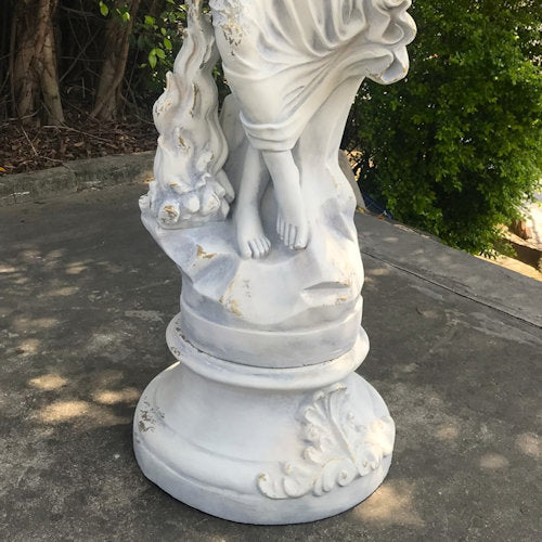 Muse of the Heavens Life-Size Angel Garden Statue 63" High - Image 3
