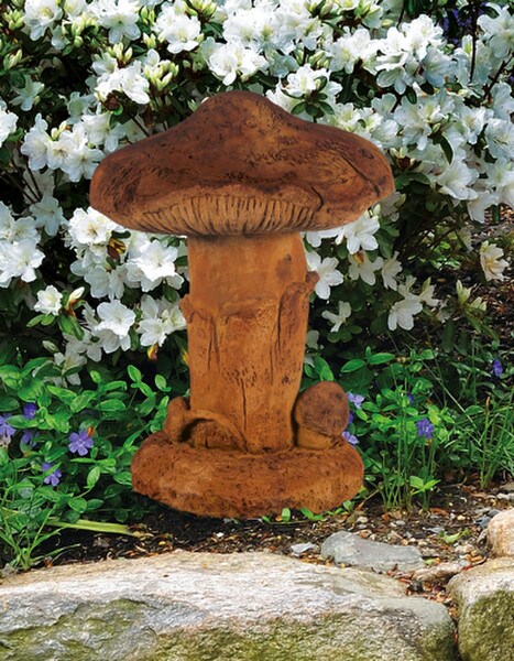 Mushroom Large Garden Sculpture Cement - Image 2