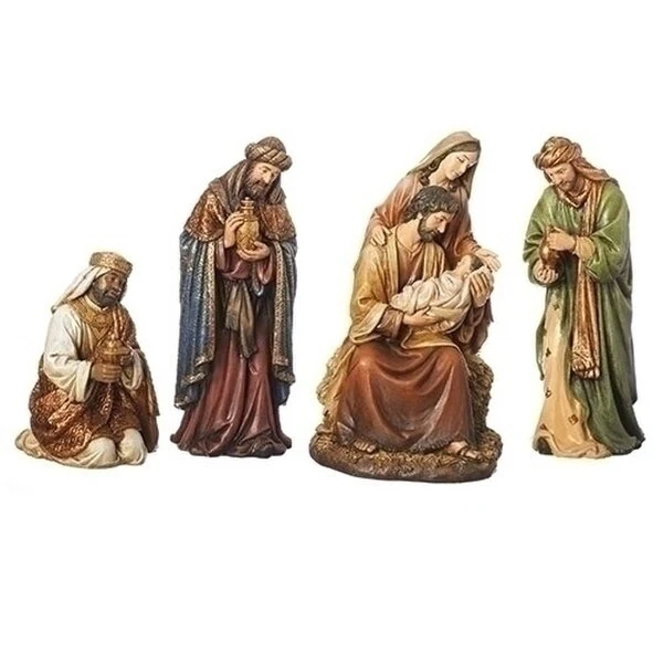 Nativity Scene Set of Four Statues