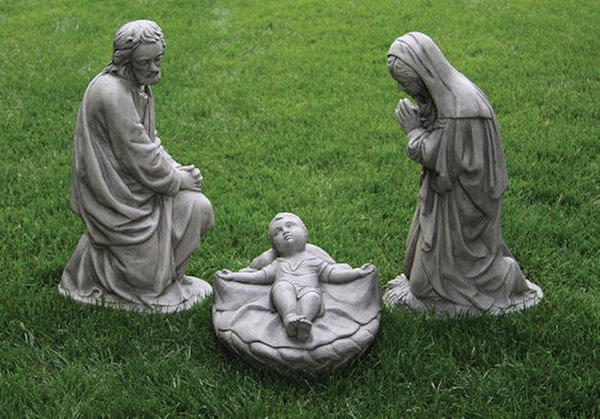 Nativity Set Large Mary, Joseph and Baby Statues - Image 2