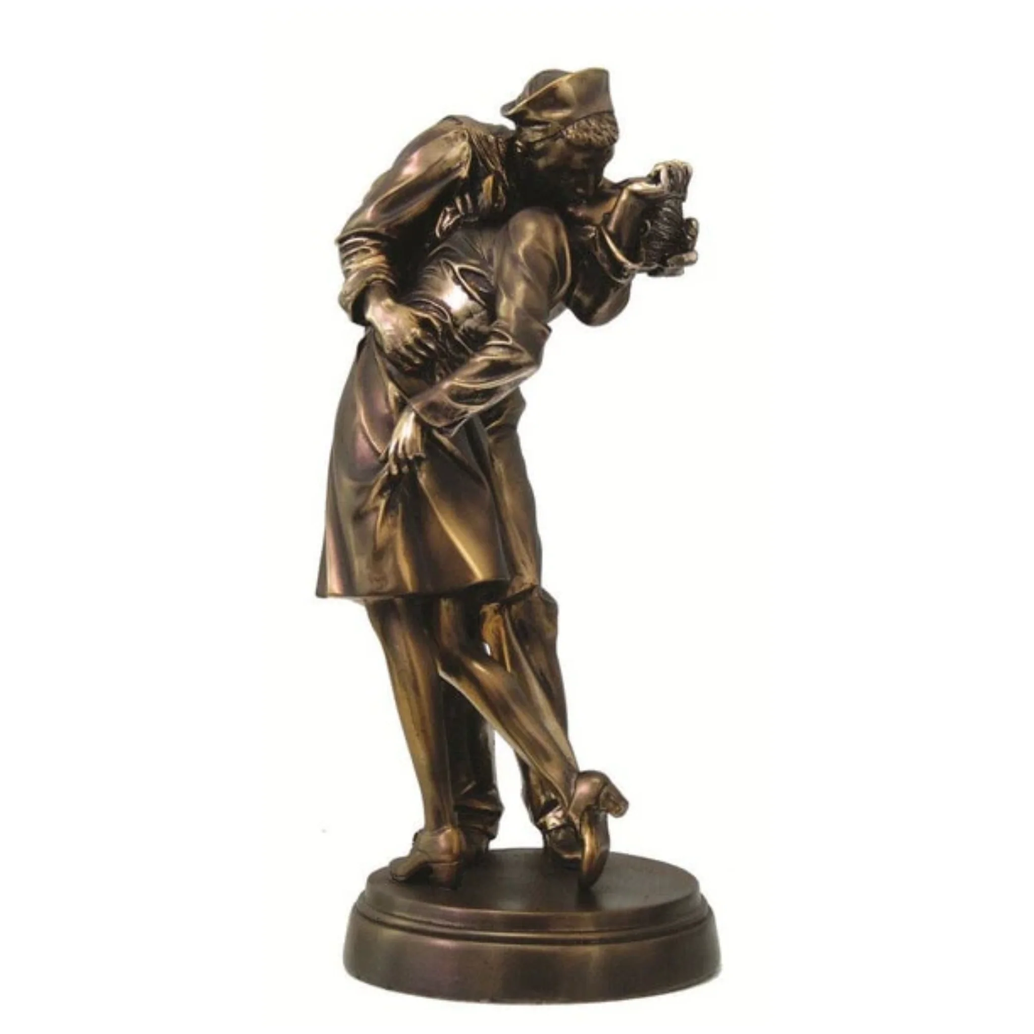 Navy Sailor Kissing Nurse Sculpture