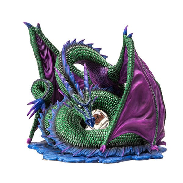 Nephtali's Aquatic Dragon Guardian Statue - Image 2