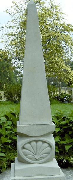 Obelisk With Carved Base