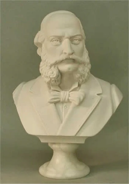 Offenbach Jacques Bust 13" High