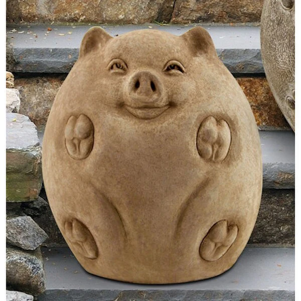 Oink the Pig Cement Garden Statue
