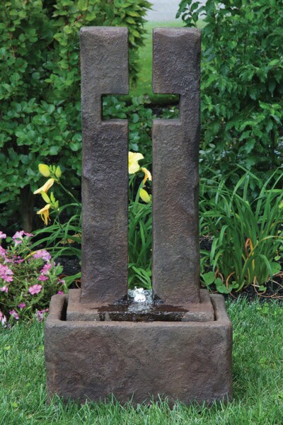 Open Cross Fountain Sculpture - Image 5