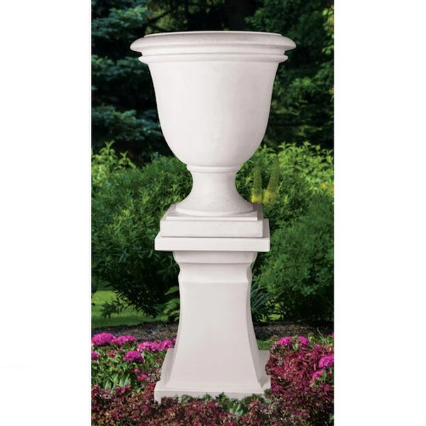 Orlando Urn & Avanti Pedestal Pairing 67" High