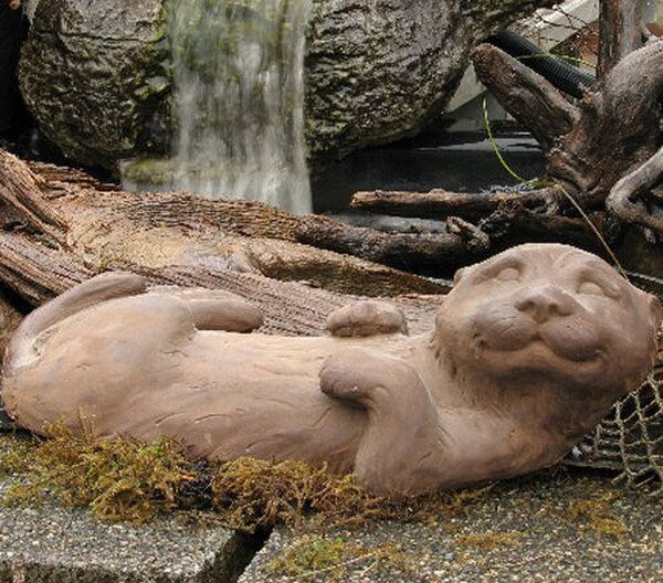 Otter Sculpture