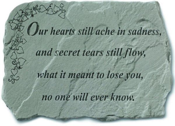 Our Hearts Still Ache In Sadness.....