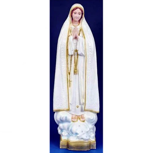 Our Lady Of Fatima Statue Colored 32" High