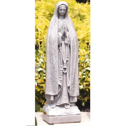 Our Lady Of Fatima Sculpture 18" High - Image 2