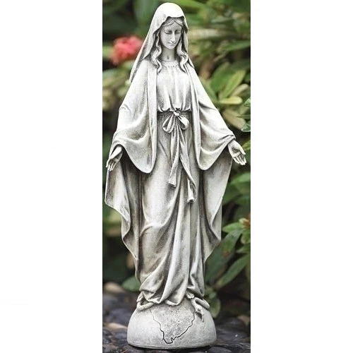 Our Lady of Grace Garden Sculpture 14" High