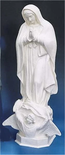 Our Lady Of Guadalupe White 24" Statue - Image 2