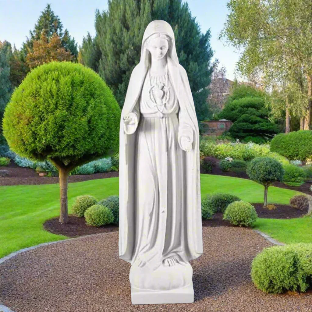 Our Lady Of Lourdes - 43.5" High Statue - Image 2