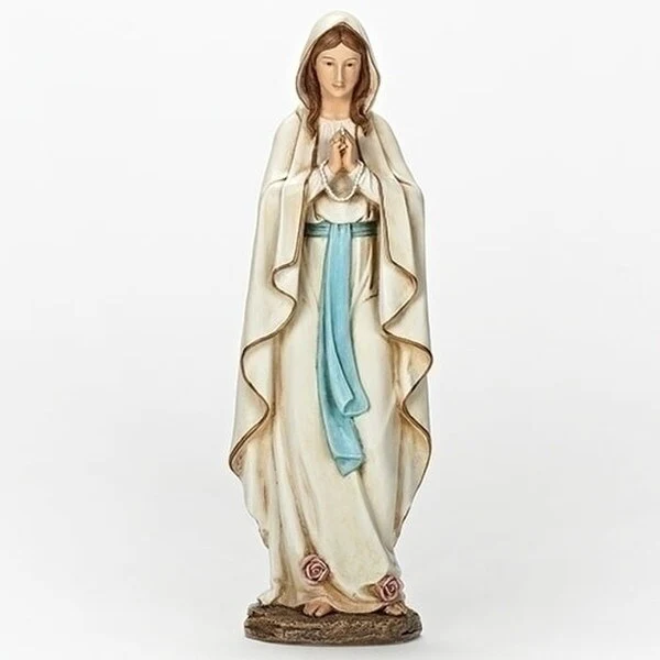 Our Lady of Lourdes Garden Statue 13.5" High