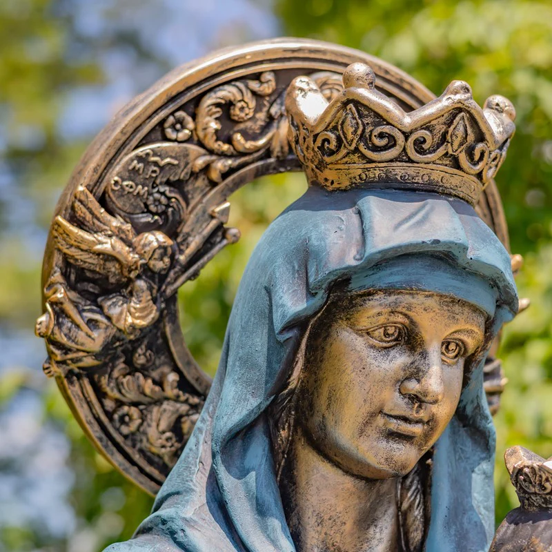 Our Lady of Perpetual Help Garden Statue – 48” Tall - Image 2