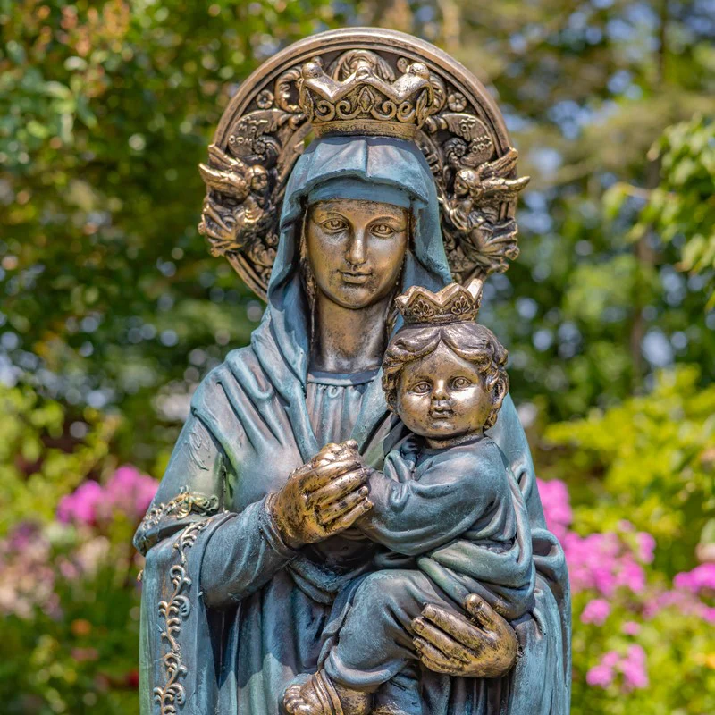 Our Lady of Perpetual Help Garden Statue – 48” Tall - Image 3