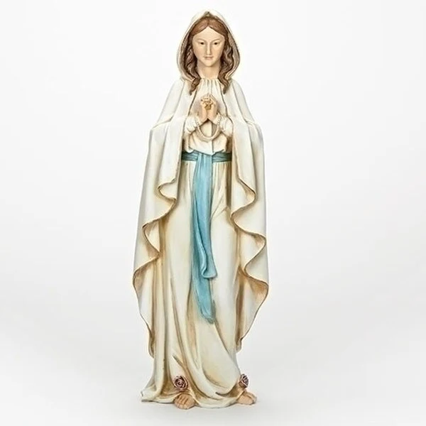 Our Lady of the Lourdes Hand Painted Statue