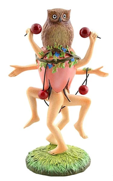 Owl Headed Dancer Statue by Bosch Figurine - Image 2