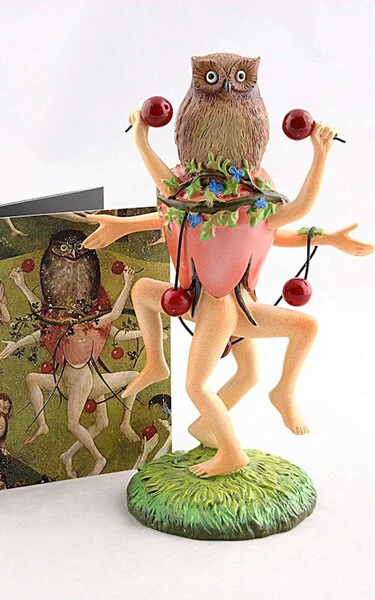 Owl Headed Dancer Statue by Bosch Figurine - Image 3