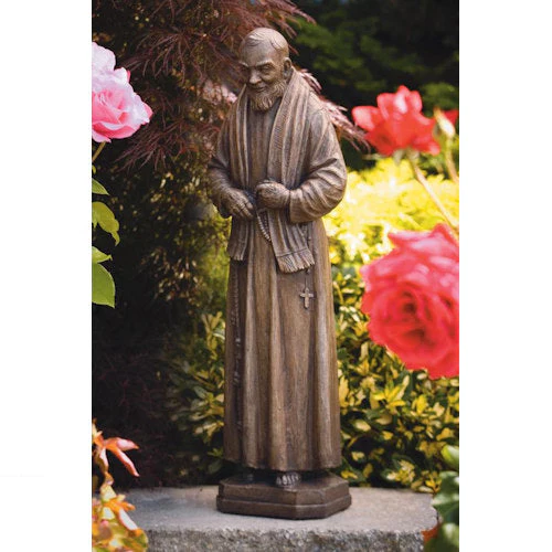 Padre Pio Sculpture 25" High