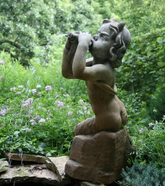 Pan Cement Garden Water Feature Statue - Image 2