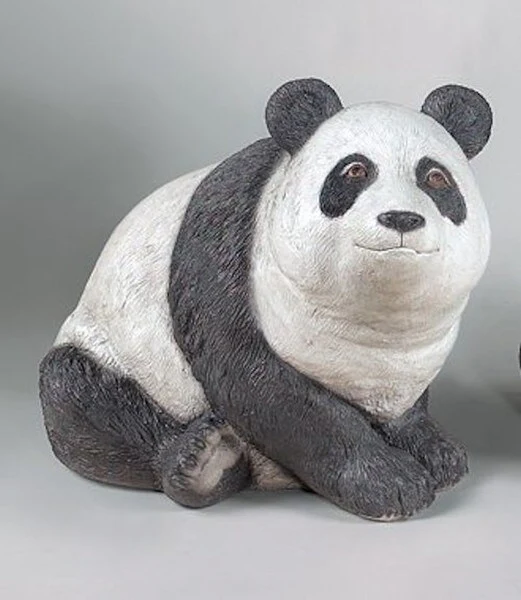 Panda Bear Sculpture Large Realistic Statue - Image 2