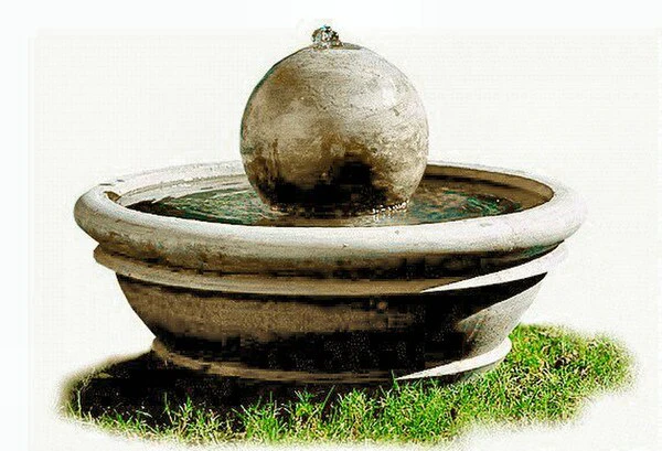 Patio Fountain With Sphere