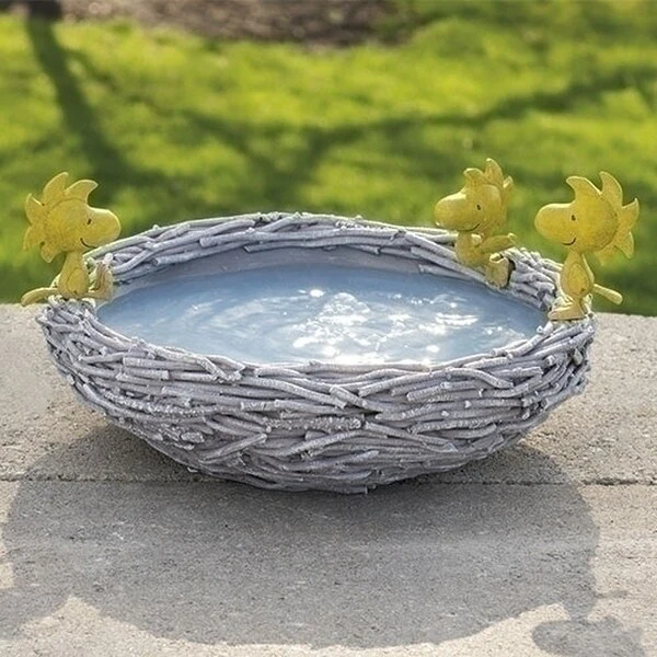 Peanuts Birdbath Woodstock from Snoopy