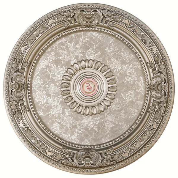 Round Champagne Ceiling Medallion 24 Inch - Image 3